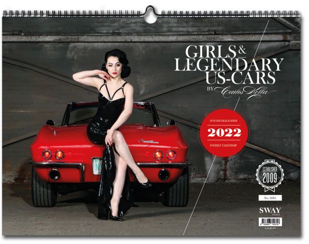 Girls & legendary US-Cars 2021 Weekly Calender