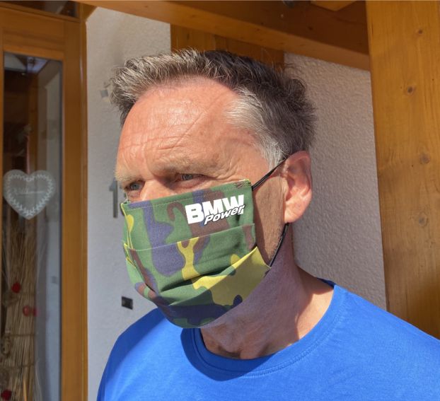 Mouth & nose mask, cotton BMW Power