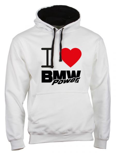 BMW Power Hoodie I Love BMW