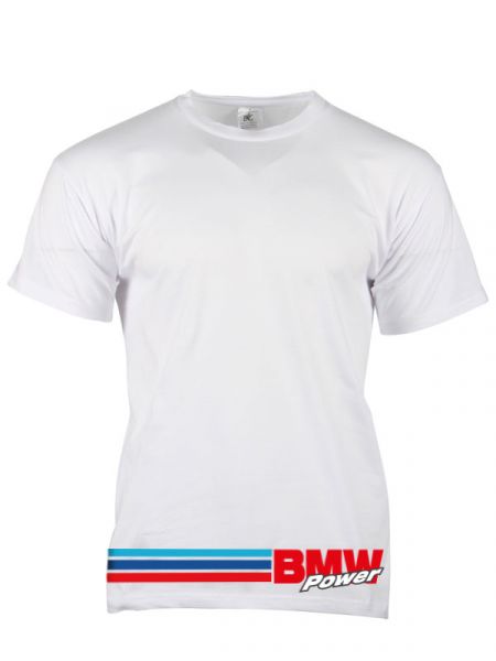 BMW Power T-Shirt Stripes